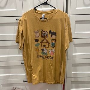Gildan Mustard Short Sleeve Tee